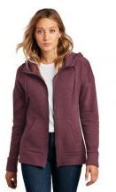 District ® Women's Perfect Weight ® Fleece Drop Shoulder Full-Zip Hoodie